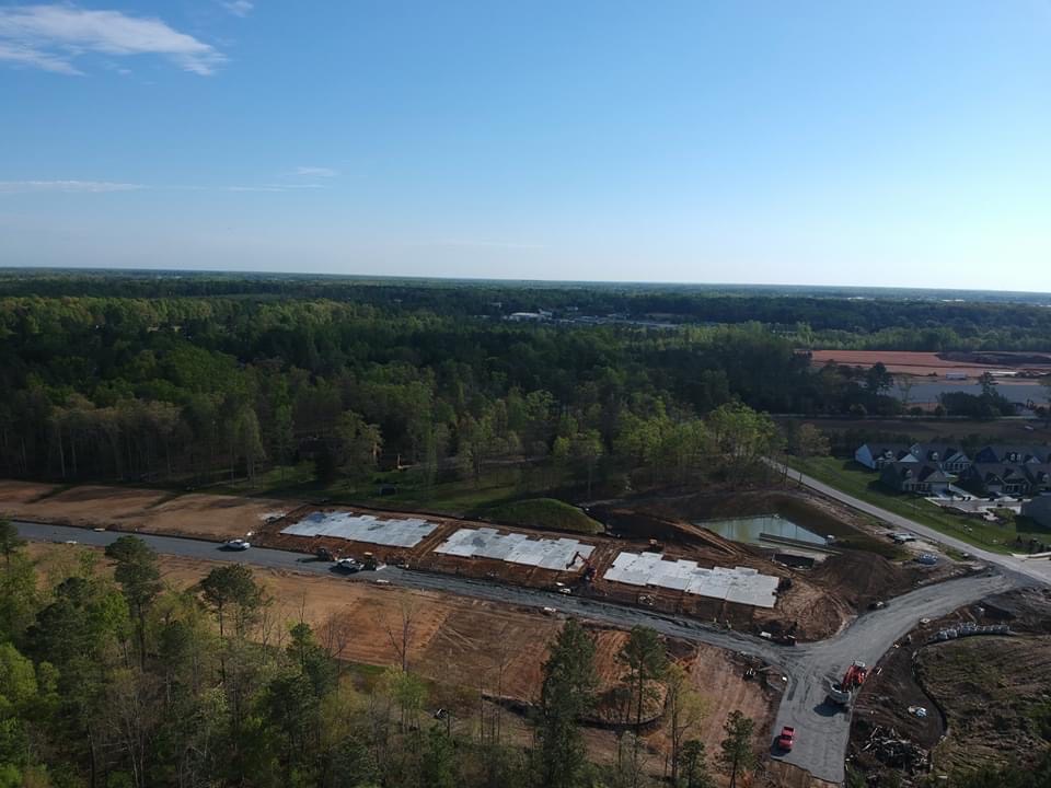 Ariel view of Upton Woods at Chickahominy Falls