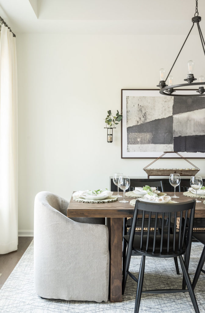 model home formal dining room 55+ living